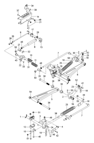 Fuel System Diagram and Parts List for Z554L  Husqvarna Lawn Tractor