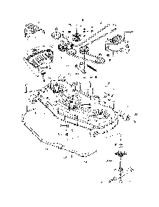 Mower deck/cutting deck Diagram and Parts List for 967271701-00  Husqvarna Lawn Tractor