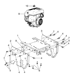 Part Location Diagram of 583808404 Husqvarna Frame