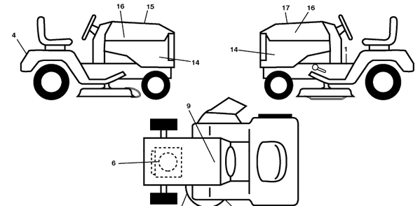 Part Location Diagram of 532429997 Husqvarna Decal, Replacement