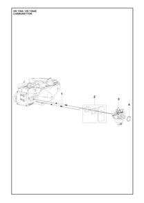 Carburetor Diagram and Parts List for HS139A531450601 HS 139AE 531450801, 531450802 Husqvarna Engine