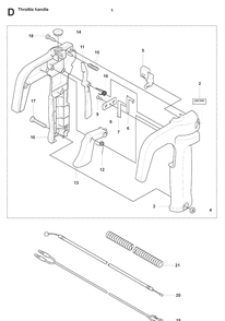 Part Location Diagram of 5053138-01 Husqvarna Holder