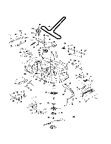 Mower deck Diagram and Parts List for YT42CS-96043022200  Husqvarna Lawn Tractor