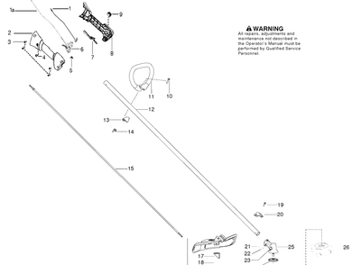 Part Location Diagram of 580446607 Husqvarna Kit