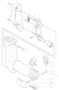 Handle Bar Support / Avs / 355 R Diagram and Parts List for 355 2007-07 Husqvarna Brush Cutter