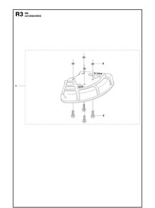 Accessories 4 Diagram and Parts List for 355FXT  Husqvarna Brush Cutter
