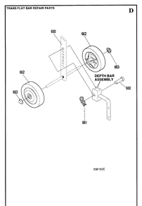 Wheels And Tires Diagram and Parts List for CT16 1997-04 Husqvarna Cultivator