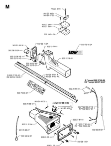 Part Location Diagram of 501768327 Husqvarna DISCONTINUED