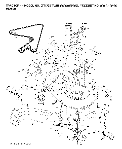 Mower Deck / Cutting Deck Diagram and Parts List for CTH200TWIN (96061022600)(2007-10) Husqvarna Lawn Tractor