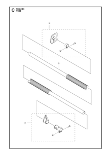 Tube Diagram and Parts List for 536LIHE3 2016-09 Husqvarna Hedge Trimmer