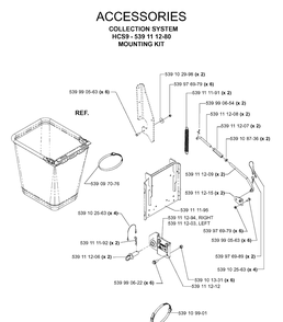 Accessories 6 Diagram and Parts List for 539111280 2005-08 Husqvarna Lawn Tractor Accessories