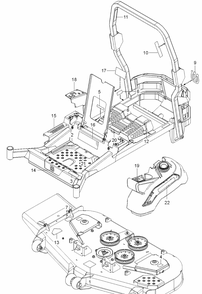 Decals Diagram and Parts List for Z560X (96793040100)(2018-08) Husqvarna Lawn Mower