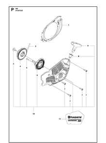 Part Location Diagram of 525824501 Husqvarna Screw