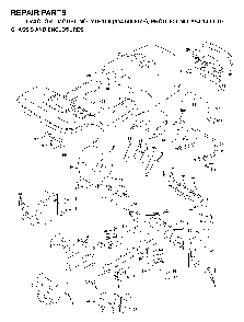 Chassis And Enclosures Diagram and Parts List for YTH150 (954140007F, 954140007)(1998-07) Husqvarna Lawn Tractor