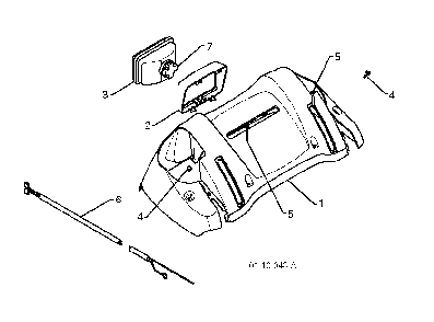 Console Diagram and Parts List for 12527SB96193005600 2010-07 Husqvarna Snow Blower