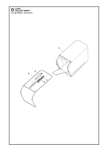 Bagger 4 Diagram and Parts List for LC353V  Husqvarna Lawn Mower