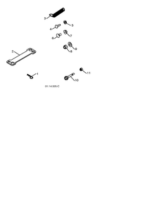 Accessories Diagram and Parts List for ST268EP 2009-08 Husqvarna Snow Blower