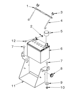 Ignition System Diagram and Parts List for MZ48 (97045570100)(2020-01) Husqvarna Lawn Mower