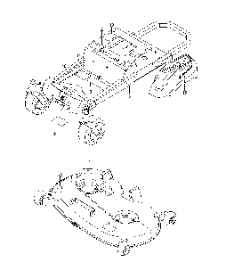 Decals Diagram and Parts List for 967271501-00  Husqvarna Lawn Mower