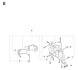 Crankcase Diagram and Parts List for 326HD60 (X-SERIES)(20090900001-Current) Husqvarna Hedge Trimmer