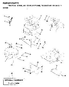 Engine Diagram and Parts List for YT150 (HCYT150B, 954840021)(1996-04) Husqvarna Lawn Tractor