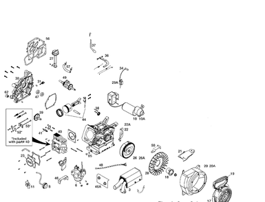 Engine Diagram and Parts List for 208CCSS 2011-06 Husqvarna Engine