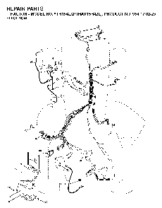 Electrical Diagram and Parts List for YTH1542XP (HAU15H42L, 954170225)(2005-05) Husqvarna Lawn Tractor