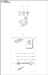Accessories Diagram and Parts List for 520IHD60  Husqvarna Trimmer