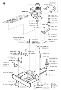 Steering Column Diagram and Parts List for R13BIO 2001-01 Husqvarna Lawn Tractor