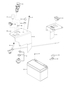 Part Location Diagram of 581878301 Husqvarna Light