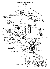 Engine Diagram and Parts List for BZ34C (968999316)(2006-04) Husqvarna Lawn Tractor
