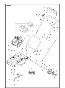 Part Location Diagram of 593129601 Husqvarna Cable Holder
