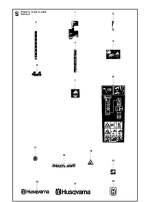 Part Location Diagram of 505514403 Husqvarna Label