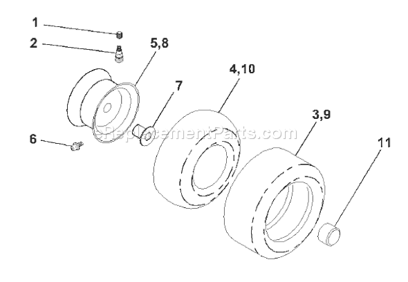 Page J Diagram and Parts List for LTH1342B (954567031) (2001-01) Husqvarna Lawn Tractor