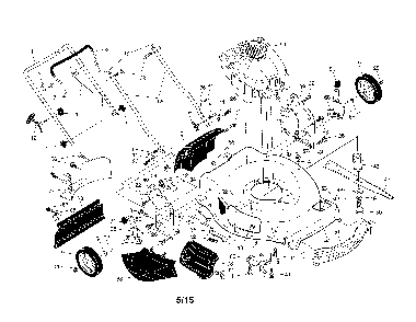 Part Location Diagram of 420939 Husqvarna Lawn mower zone control cable