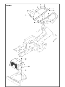 Part Location Diagram of 535445901 Husqvarna Pedistal Mat