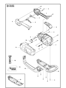 Part Location Diagram of 577014101 Husqvarna Cover