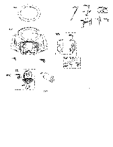 Blower housing/air cleaner Diagram and Parts List for YTH24V54-96043025900  Husqvarna Lawn Tractor