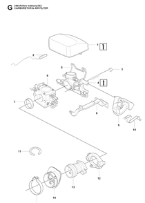 Part Location Diagram of 597995401 Husqvarna Flange