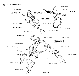 Chain Brake Diagram and Parts List for 394XPEPA 19980900001-Current Husqvarna Chainsaw