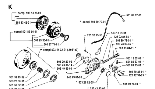 Part Location Diagram of 640200173 Husqvarna Alternative for 503143201: 37969X POWER MATE SPR