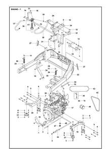 Part Location Diagram of 597740201 Husqvarna BRACKET WELD ASSEMBLY EXPANSIO