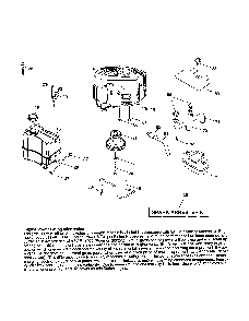 Engine Diagram and Parts List for YTH2246-917287540  Husqvarna Lawn Tractor