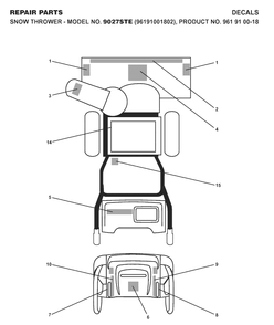 Part Location Diagram of 532414647 Husqvarna OperatorG¦s Manual