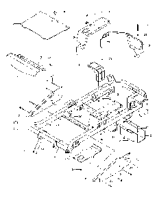 Frame Diagram and Parts List for MZ5226BF 966690503-00, 2012-07 Husqvarna Lawn Tractor