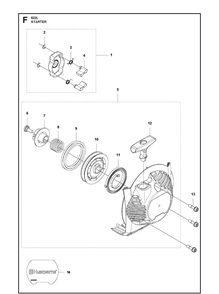 Part Location Diagram of 577942905 Husqvarna Starter