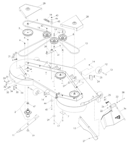 Part Location Diagram of 539131871 Husqvarna SHIELD, BELT-72