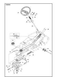 Part Location Diagram of 593149501 Husqvarna Handle