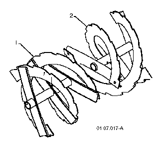 Auger Housing And Impeller Diagram and Parts List for 12527SB96193005600 2010-07 Husqvarna Snow Blower