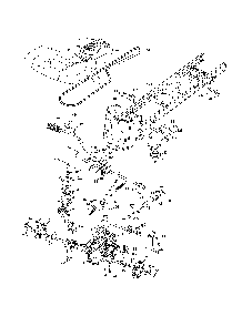 Drive Diagram and Parts List for 917279260  Husqvarna Lawn Tractor